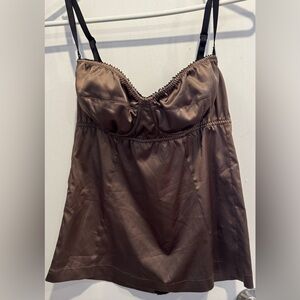 Daniele Alessandrini Italia satin corset camisole bustier push up lingerie 12